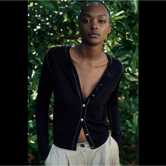 ZARA Knit Cardigan NWT - Picture 8 of 12